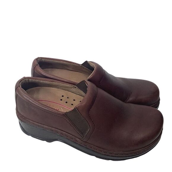 Klogs USA Women's Brown Clog Shoes size 9.5 M Leather Upper Comfort Slip on - Picture 6 of 12